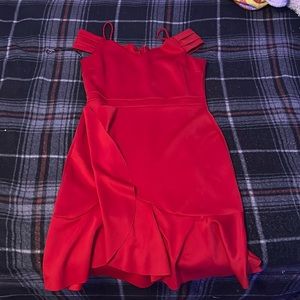 Red dress
